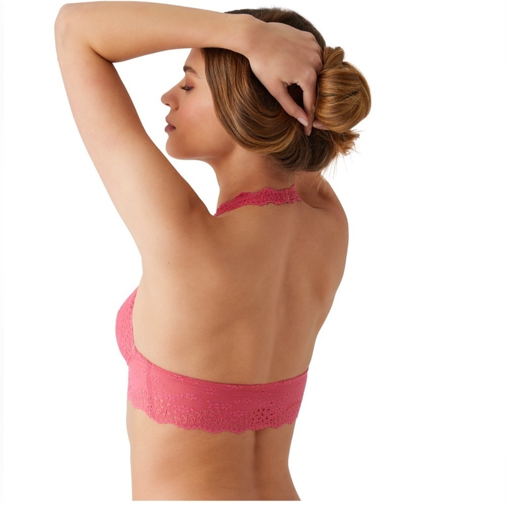 Wacoal Pink Lace Bralette NWOT - Picture 3 of 4